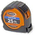 The Brush Man 25’ Tape Measure, Extra-Wide 1-3/16” Blade, 6PK TAPE-MEAS WIDE